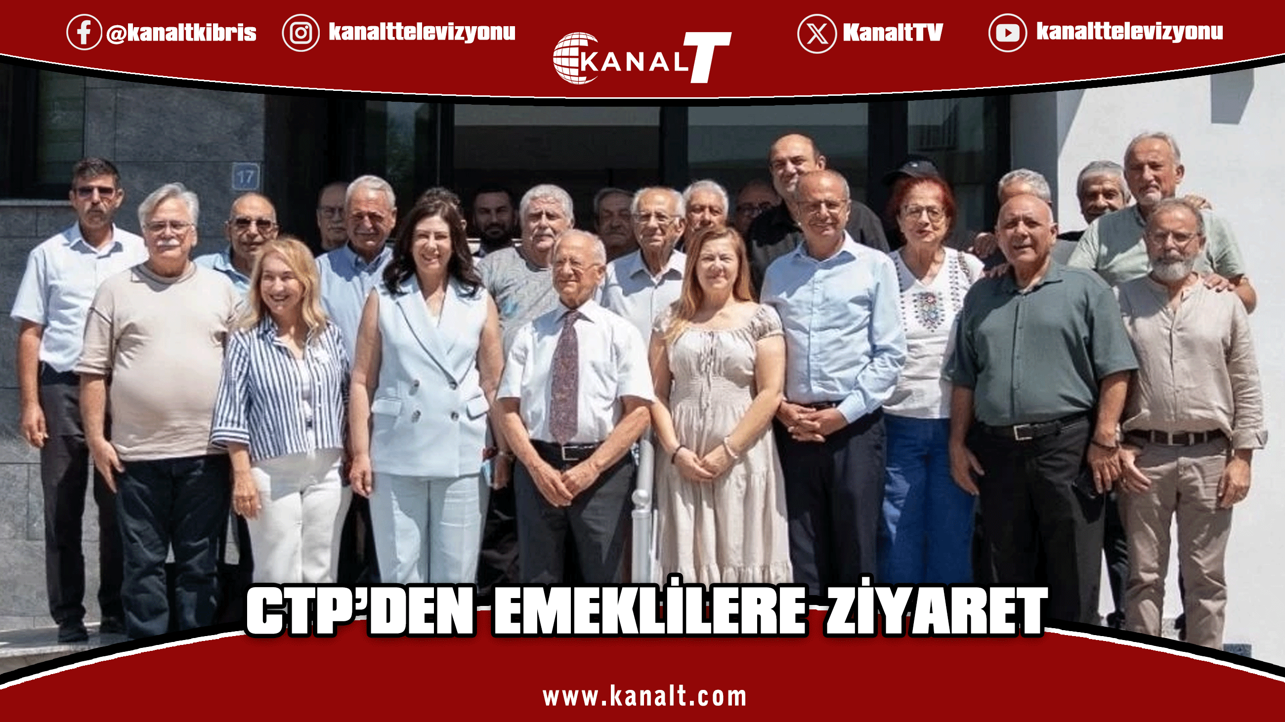 CTP, Emekliler Derneği’ni ziyaret etti: Kamusal hizmetleri güçlendireceğiz