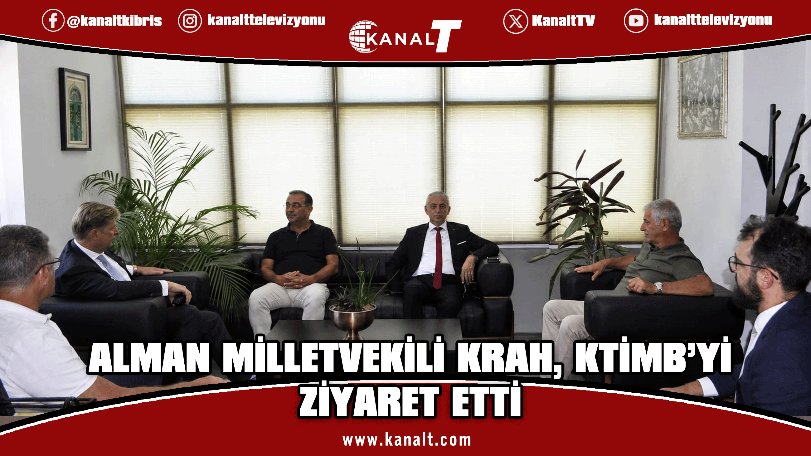 Alman Milletvekili Krah, KTİMB’i ziyaret etti