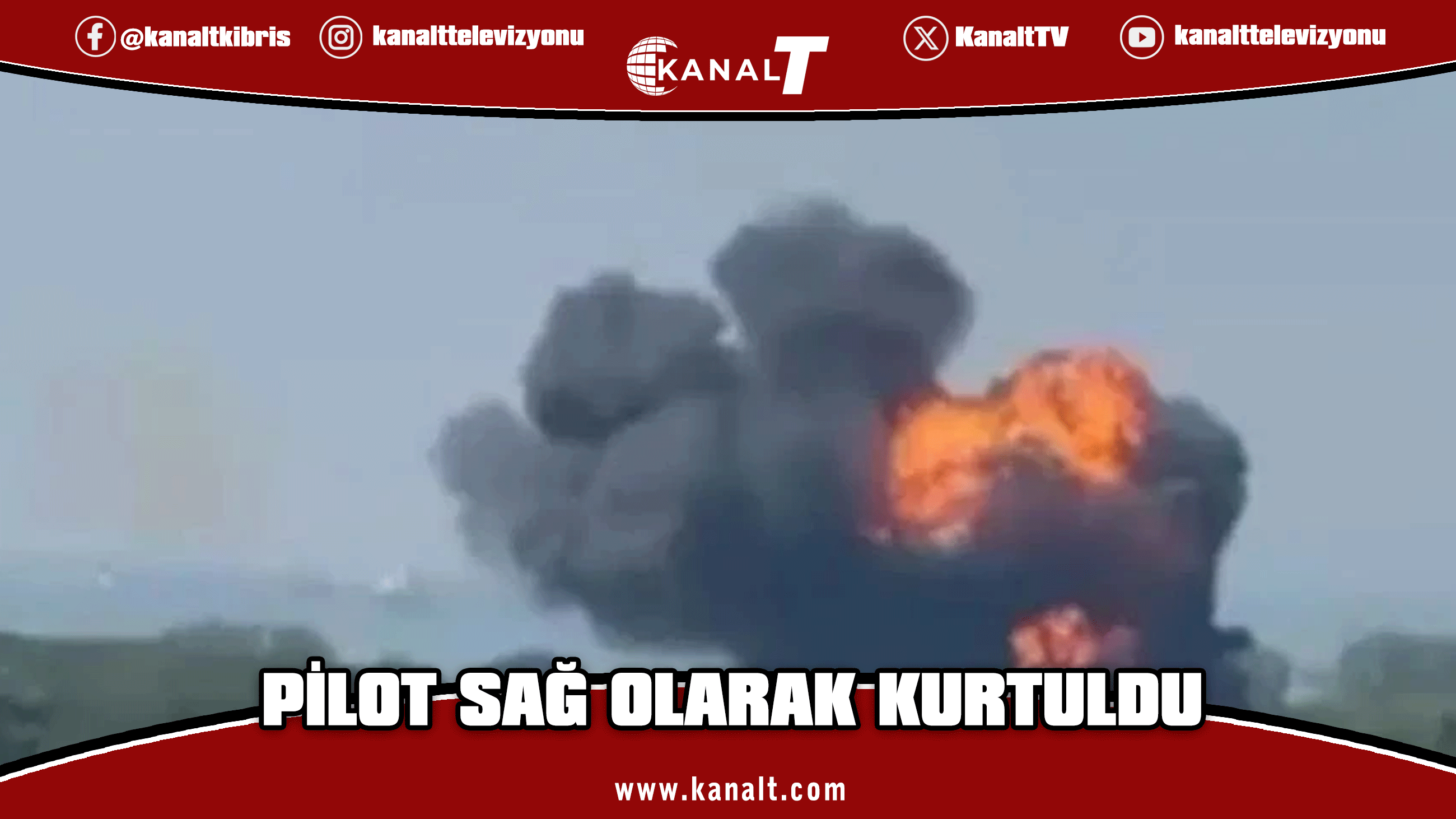 Yalova'da F-16 eğitim uçağı düştü: Pilot, fırlatma koltuğunu kullanarak kazadan sağ kurtuldu